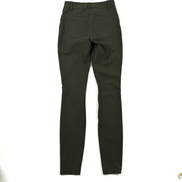 Lululemon City Sleek 5 Pocket 7/8 Pant Dark Olive - Picture 2 of 7
